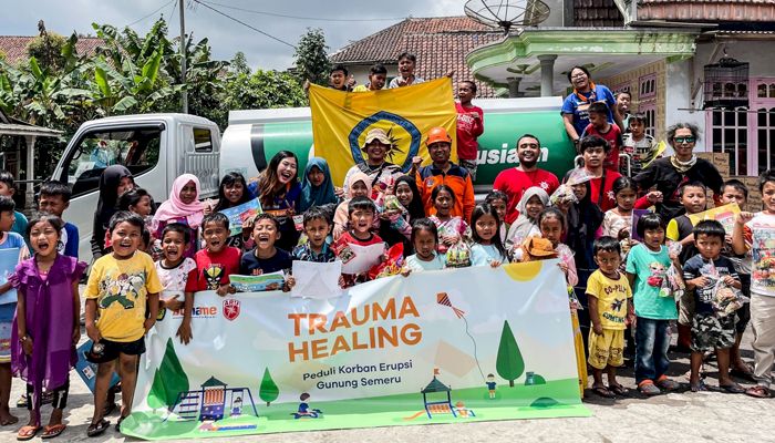 Bumame Salurkan Bantuan Langsung Hingga Trauma Healing Untuk Korban Erupsi Semeru